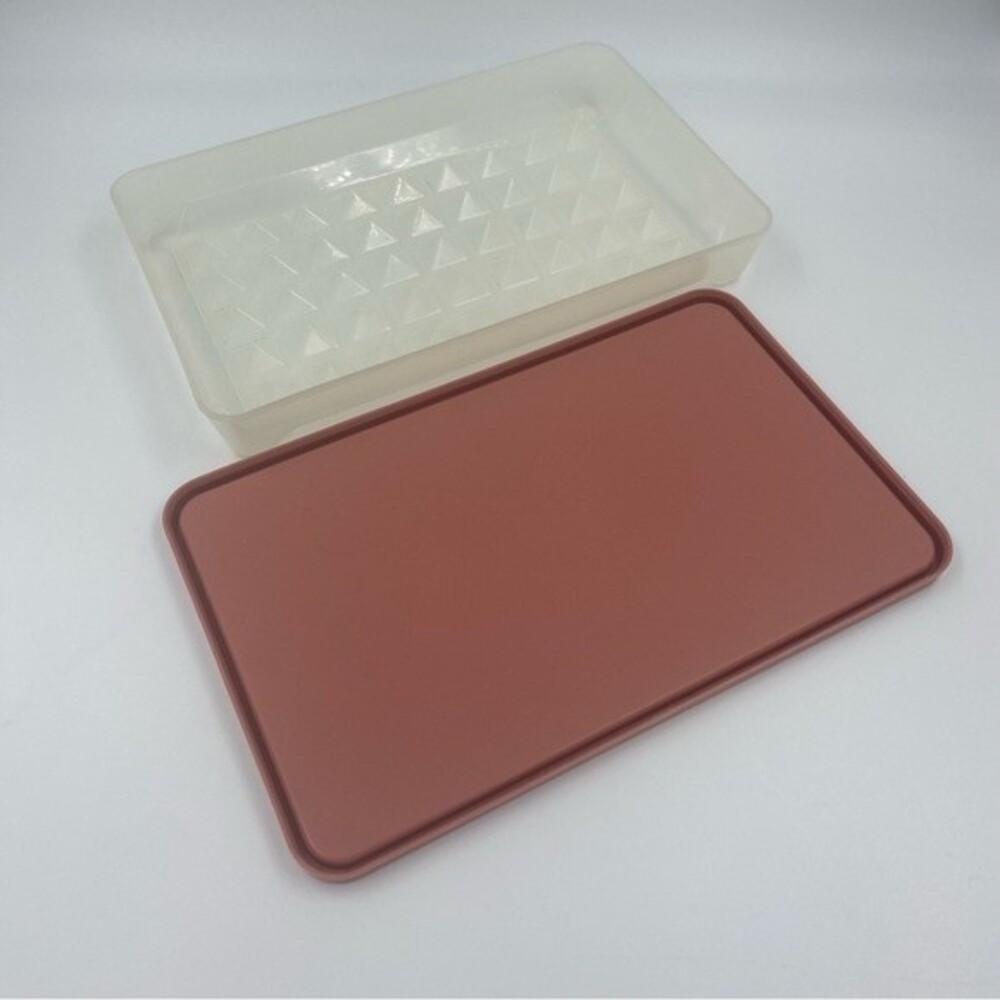Vintage Tupperware Deli Meat Keeper 1292-2 Rare Coloring